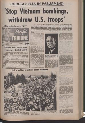  The Pacific Tribune - Friday, June 4, 1965   , page 1