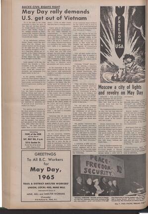   The Pacific Tribune - Friday, May 7, 1965   , page 2
