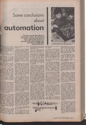   The Pacific Tribune - Friday, April 30, 1965   , page 13