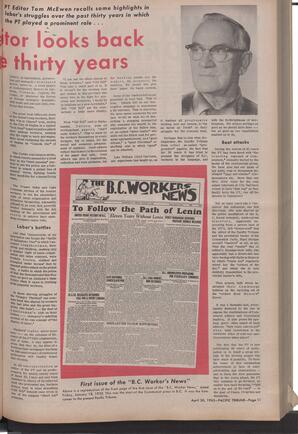   The Pacific Tribune - Friday, April 30, 1965   , page 11