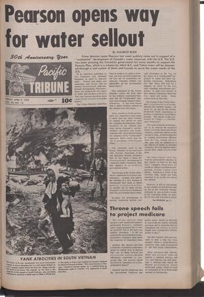  The Pacific Tribune - Friday, April 9, 1965   , page 1
