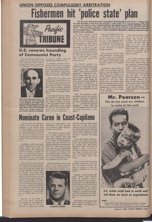   The Pacific Tribune - Friday, March 5, 1965   , page 12