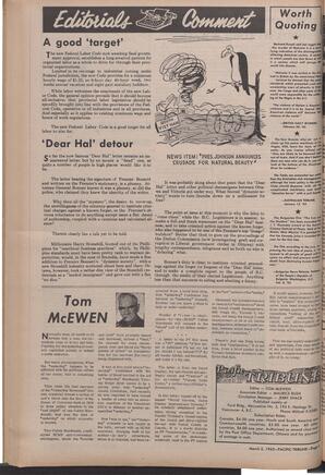   The Pacific Tribune - Friday, March 5, 1965   , page 4