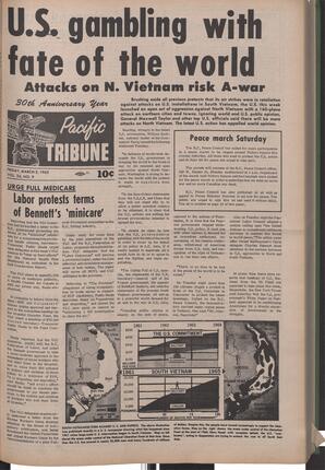  The Pacific Tribune - Friday, March 5, 1965   , page 1