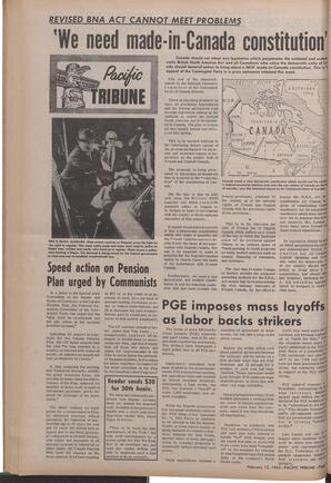   The Pacific Tribune - Friday, February 12, 1965   , page 12