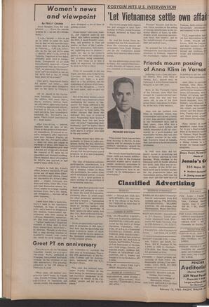   The Pacific Tribune - Friday, February 12, 1965   , page 10