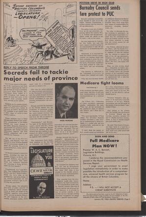   The Pacific Tribune - Friday, January 29, 1965   , page 3
