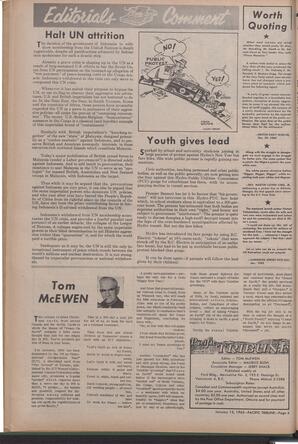   The Pacific Tribune - Friday, January 15, 1965   , page 4
