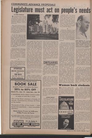   The Pacific Tribune - Friday, January 15, 1965   , page 2