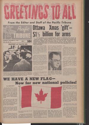   The Pacific Tribune - Thursday, December 24, 1964   , page 1