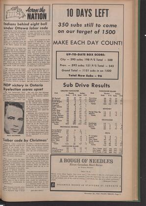  The Pacific Tribune - Friday, November 20, 1964   , page 11