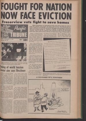   The Pacific Tribune - Friday, November 13, 1964   , page 1