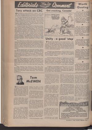   The Pacific Tribune - Friday, November 6, 1964   , page 4