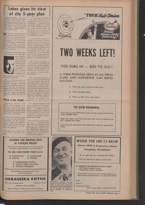   The Pacific Tribune - Friday, October 30, 1964   , page 11