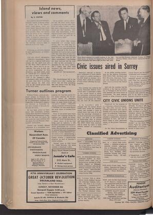   The Pacific Tribune - Friday, October 30, 1964   , page 10
