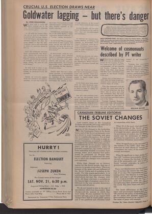   The Pacific Tribune - Friday, October 30, 1964   , page 2