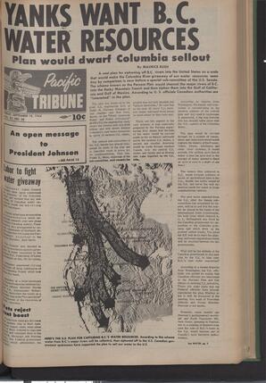   The Pacific Tribune - Friday, September 18, 1964   , page 1