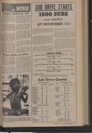   The Pacific Tribune - Friday, September 11, 1964   , page 11