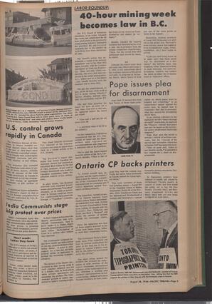   The Pacific Tribune - Friday, August 28, 1964   , page 3
