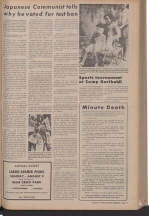   The Pacific Tribune - Friday, August 7, 1964   , page 11
