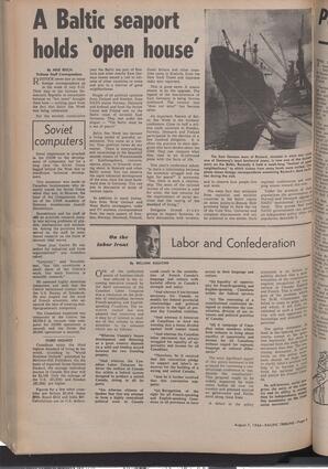   The Pacific Tribune - Friday, August 7, 1964   , page 6