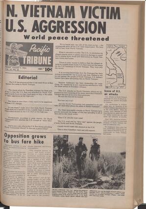   The Pacific Tribune - Friday, August 7, 1964   , page 1