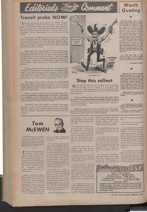   The Pacific Tribune - Friday, July 24, 1964   , page 4