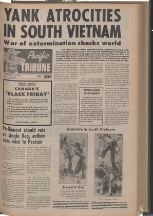   The Pacific Tribune - Friday, June 12, 1964   , page 1