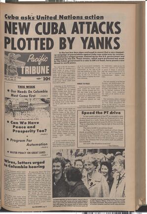   The Pacific Tribune - Friday, May 22, 1964   , page 1