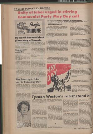   The Pacific Tribune - Friday, May 1, 1964   , page 16