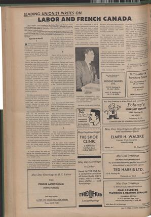  The Pacific Tribune - Friday, May 1, 1964   , page 12