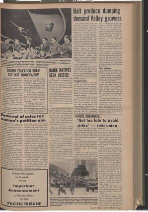   The Pacific Tribune - Friday, April 17, 1964   , page 3