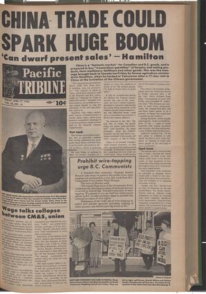   The Pacific Tribune - Friday, April 17, 1964   , page 1