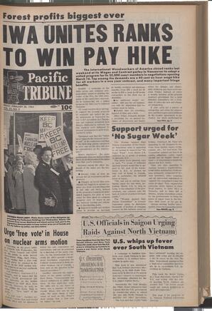   The Pacific Tribune - Friday, February 28, 1964   , page 1