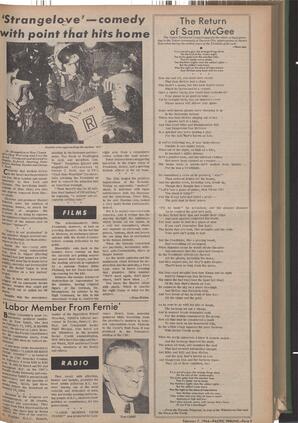   The Pacific Tribune - Friday, February 7, 1964   , page 9