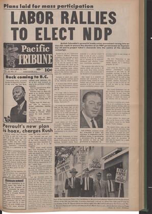   The Pacific Tribune - Friday, September 13, 1963   , page 1