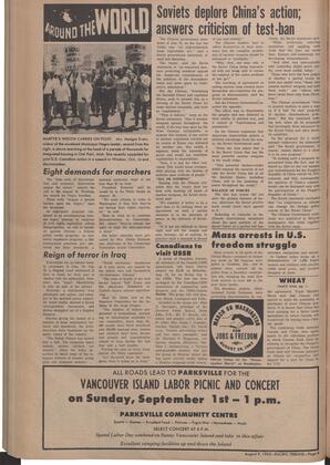   The Pacific Tribune - Friday, August 9, 1963   , page 8