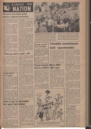   The Pacific Tribune - Friday, August 2, 1963   , page 3