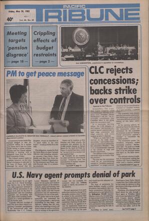   The Pacific Tribune - Friday, May 28, 1982   , page 1