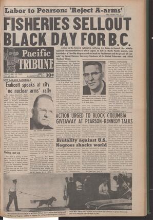   The Pacific Tribune - Friday, May 10, 1963   , page 1