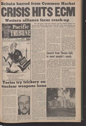   The Pacific Tribune - Friday, February 1, 1963   , page 1