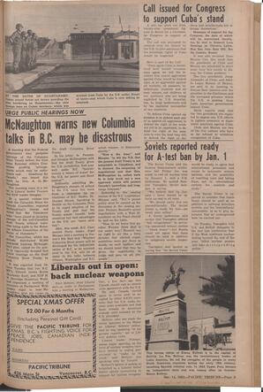   The Pacific Tribune - Friday, December 14, 1962   , page 3