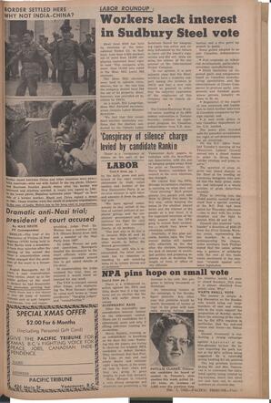   The Pacific Tribune - Friday, December 7, 1962   , page 3
