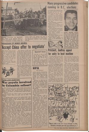   The Pacific Tribune - Friday, November 30, 1962   , page 3