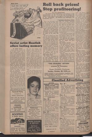   The Pacific Tribune - Friday, October 19, 1962   , page 6