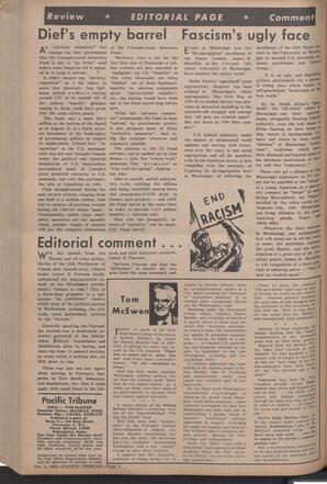   The Pacific Tribune - Friday, October 5, 1962   , page 4