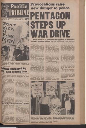   The Pacific Tribune - Friday, September 14, 1962   , page 1