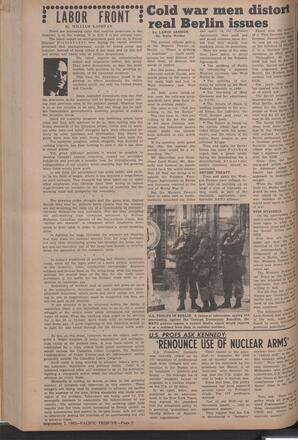   The Pacific Tribune - Friday, September 7, 1962   , page 2