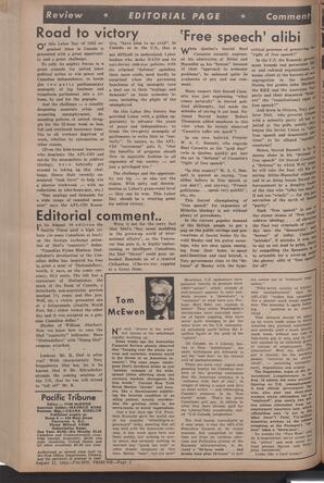  The Pacific Tribune - Friday, August 31, 1962   , page 4