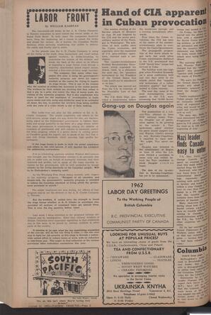  The Pacific Tribune - Friday, August 31, 1962   , page 2